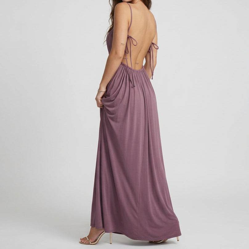 Andrea - Vestido con espalda descubierta